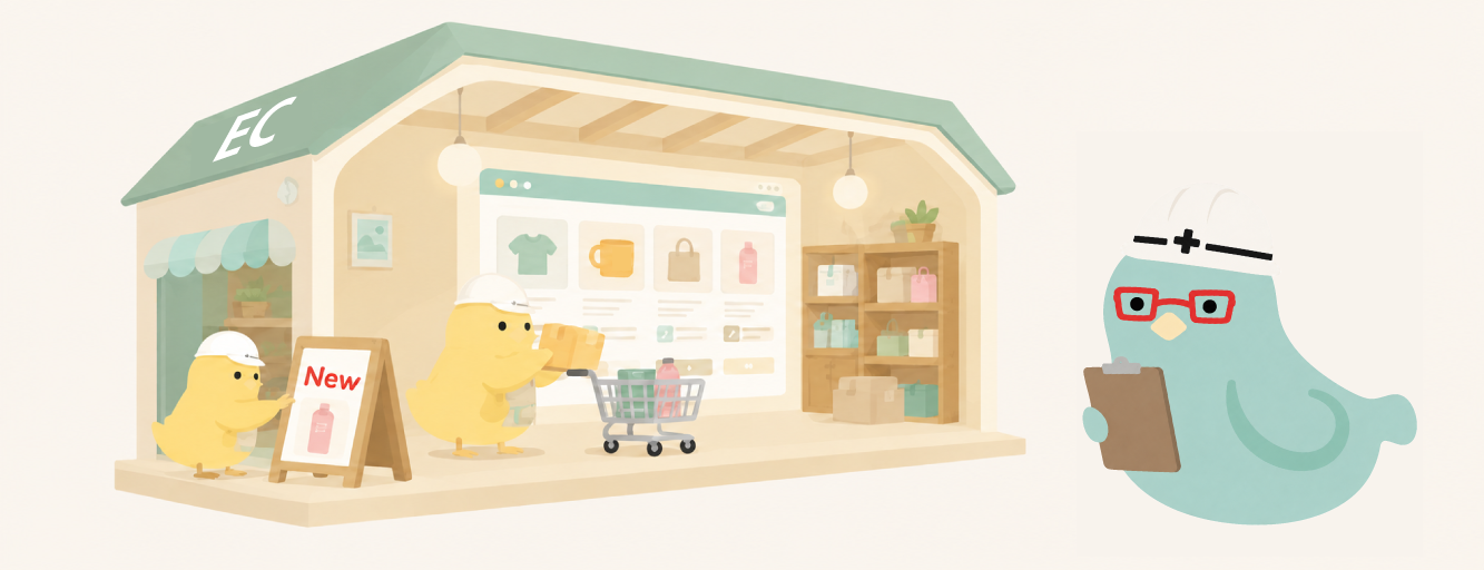 ECサイト全般ディレクション支援のイメージ
